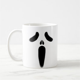 Caneca De Café Ghost Galloween Face Boho Floral Ghostie Cups