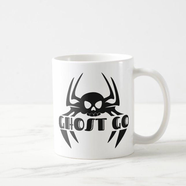 Caneca De Café Ghost Go Spooky Season (Direita)