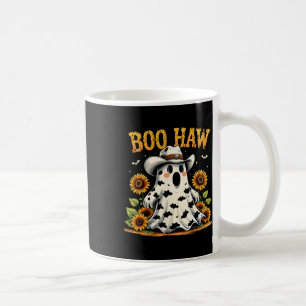Caneca De Café Ghost Halloween Spooky Western Engraçado Boo Haw C