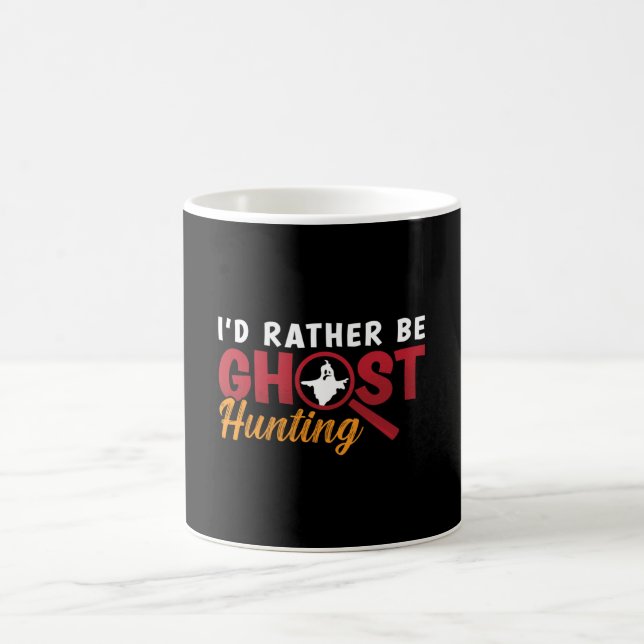 Caneca De Café Ghost Hunter Hunt Eu Preferencialmente Fantasma Ca (Centro)