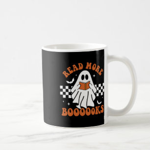 Caneca De Café Ghost Leia Mais Livros Divertidos Professora Hal