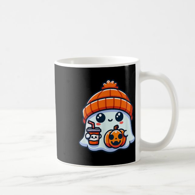 Caneca De Café Ghost Mens Halloween (Direita)