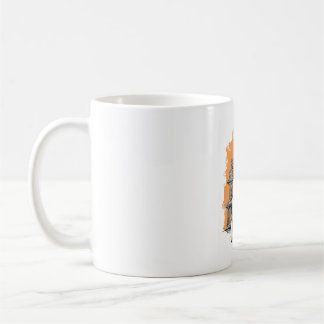 Caneca De Café Ghost Pup - Figurino de Cachorro Louco