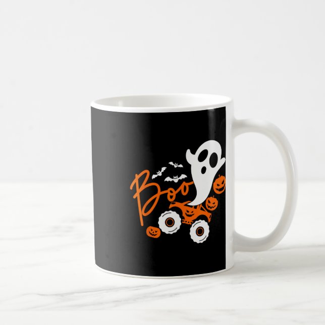 Caneca De Café Ghost Rider Monster Halloween Pumpkin (Direita)