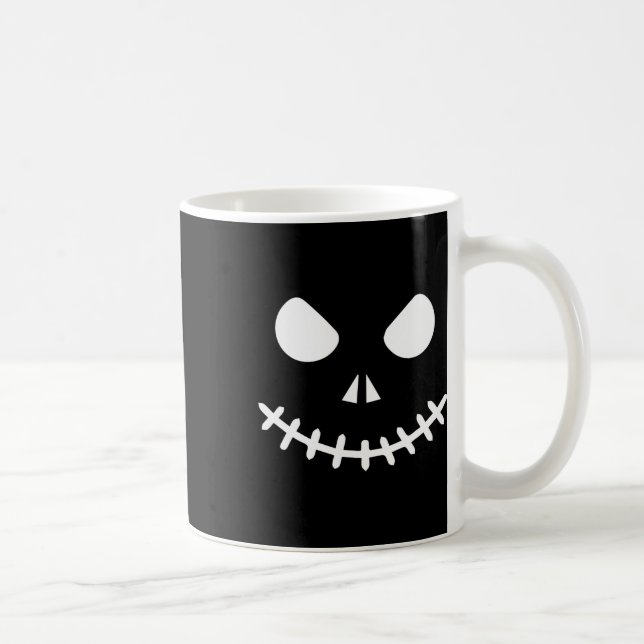 Caneca De Café Ghost Skeleton Halloween (Direita)