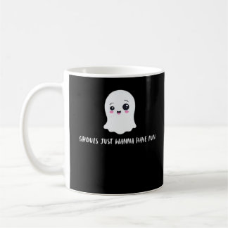 Caneca De Café Ghouls Só Quer Divertir-Se No Belo Outono