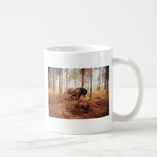 Caneca De Café Giant Gentil - Rascunho dos Registros de Cavalo na