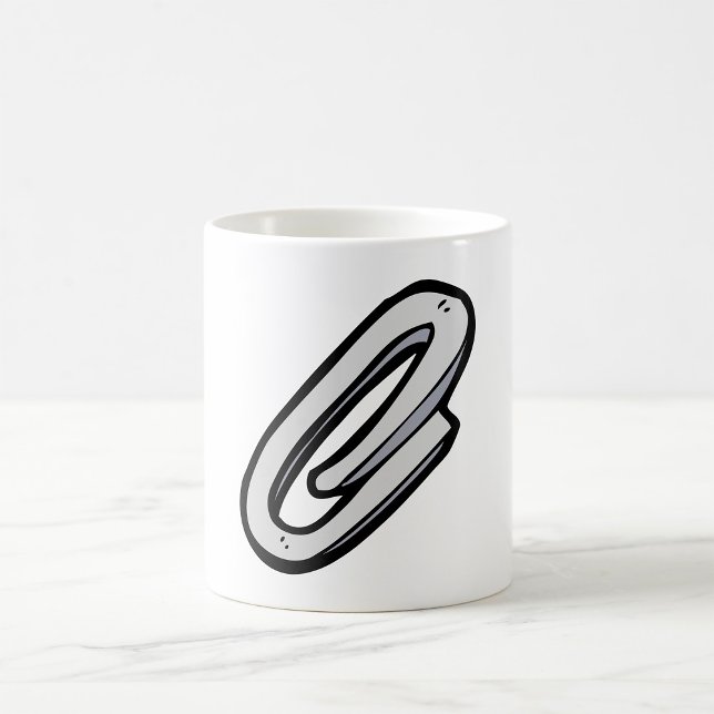 Caneca De Café Giant Paperclip (Criador carregado)