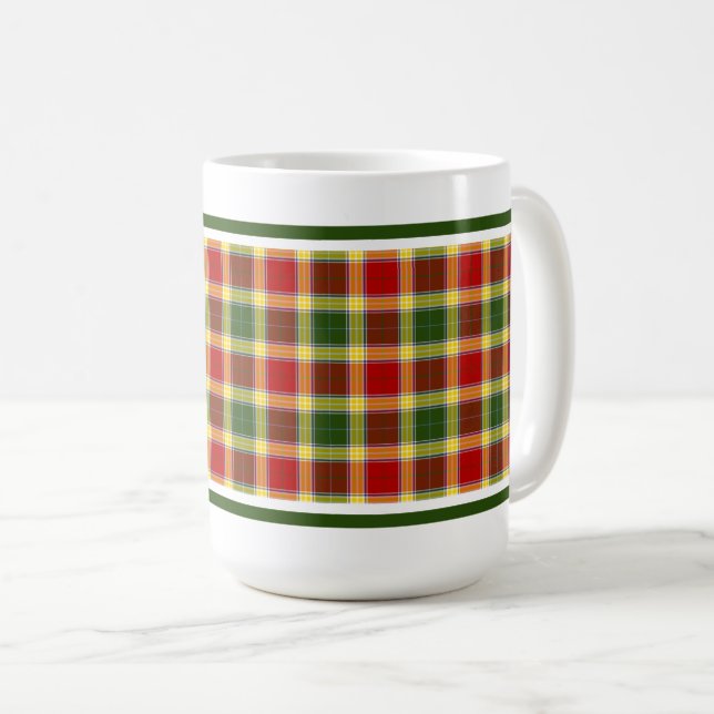Caneca De Café Gibbs Clan Tartan (Frente Esquerda)