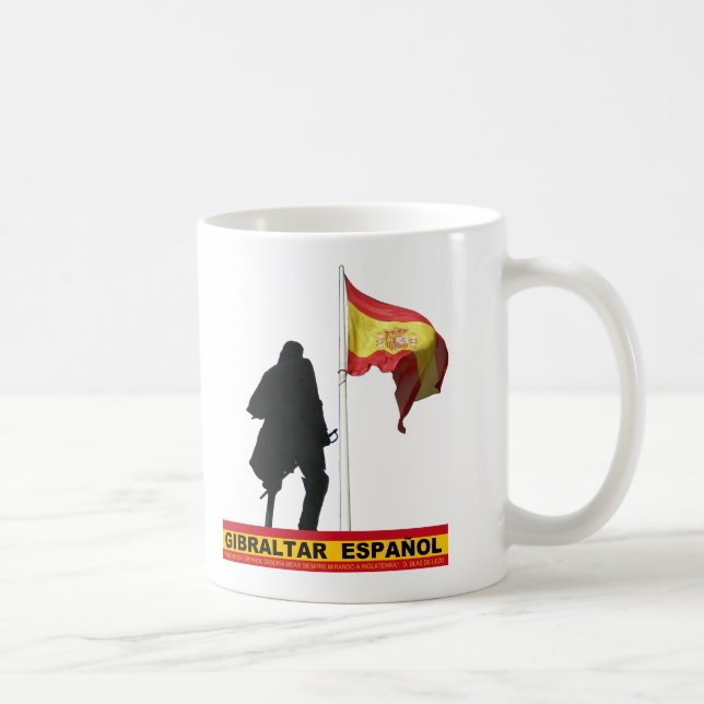 Caneca De Café Gibraltar Español (Direita)