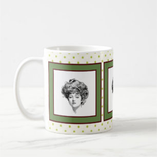 Caneca De Café Gibson Girl Coffee Mug - Design 1