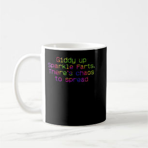 Caneca De Café Giddy Up Farts. Há caos para espalhar a app