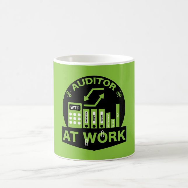 Caneca De Café Gift de Auditor Certificado Funny (Centro)