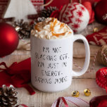 Caneca De Café Gift de Elefante Branco do Funny Office<br><div class="desc">Esta caneca engraçada com a frase "Não estou a fugir. Estou apenas no modo de economia de energia" — Um presente para você mesmo,  ou um presente elefante branco para um colega de escritório.</div>