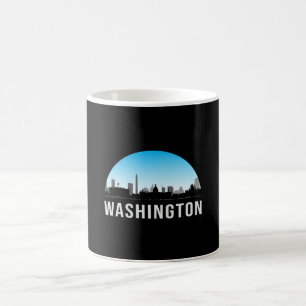 Caneca De Café Gift do Skyline Funny da Cidade de Washington USA
