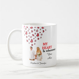 Caneca De Café Gift For Couples Wedding personalized photo