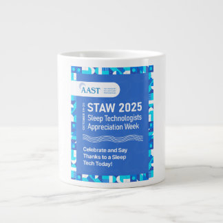 Caneca de café gigante AAST 2025 STAW
