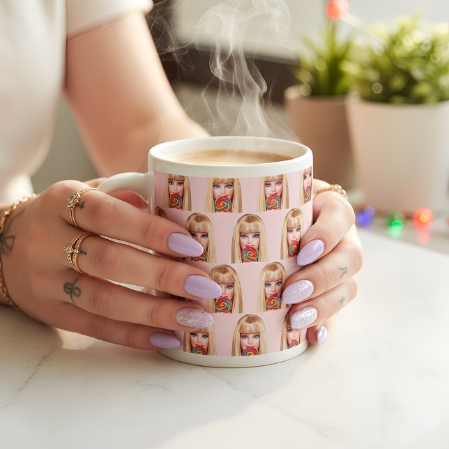 Caneca de Café Gigante Barb (Criador carregado)