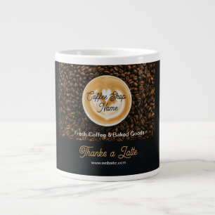 Caneca de Café Gigante Cafe Thank You Agradecime