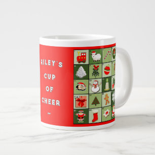 Caneca de café gigante criativa para o Natal