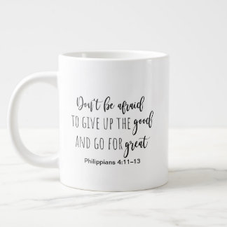Caneca de café gigante de dois lados
