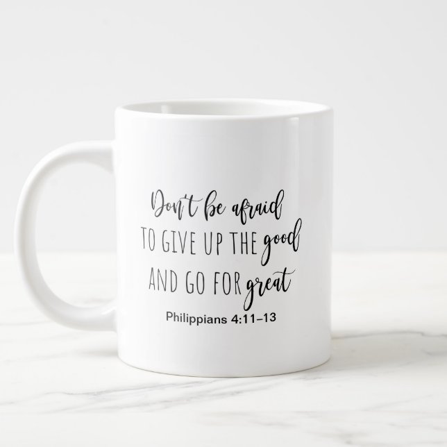Caneca de café gigante de dois lados (Esquerda)