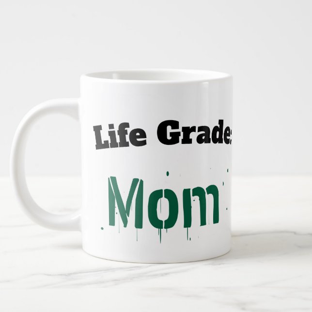 Caneca de Café Gigante Dia das Mães Engraçado Sarc (Esquerda)