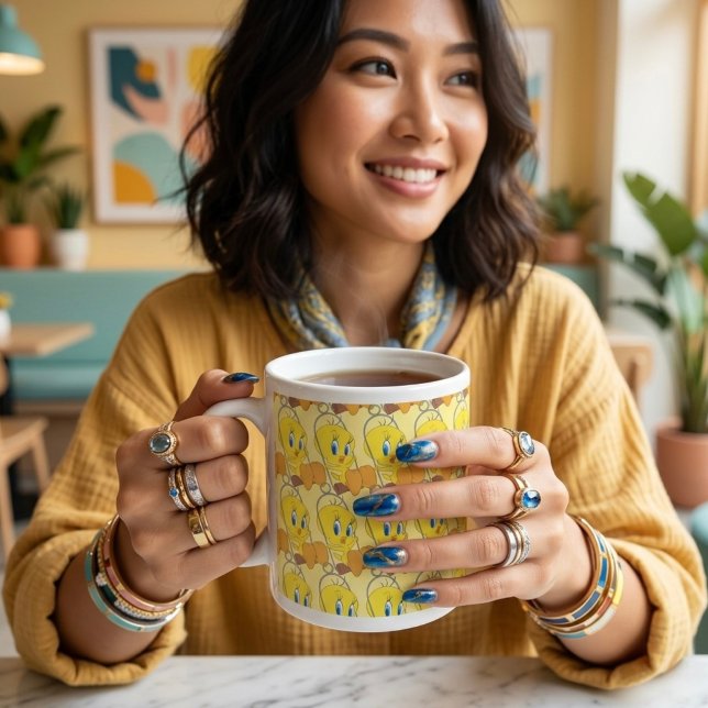 Caneca de Café Gigante do Tweety (Criador carregado)