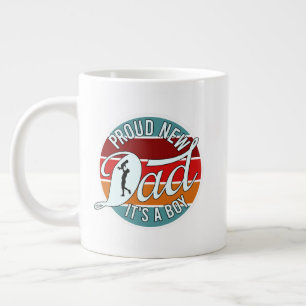 Caneca de café gigante para Papai palavra legal no
