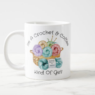 Caneca de Café Gigante Personalizada Crochet Kind 