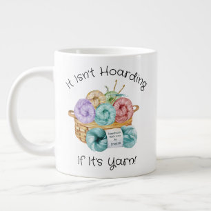 Caneca de Café Gigante Personalizada de Crochê Div