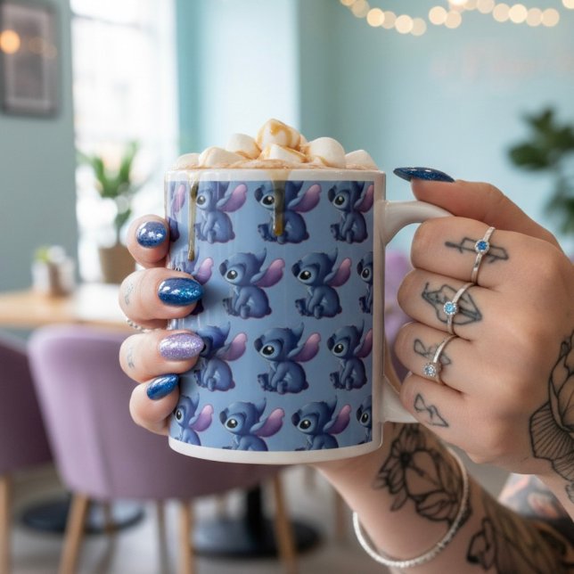 Caneca de Café Gigante Stitch (Criador carregado)