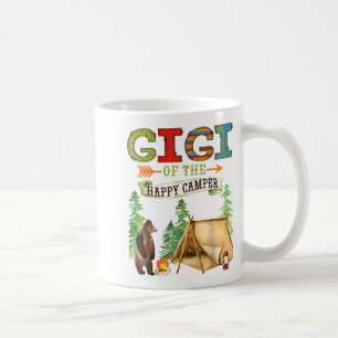 Caneca De Café Gigi do Happy Camper Primeiro Aniversário Camng
