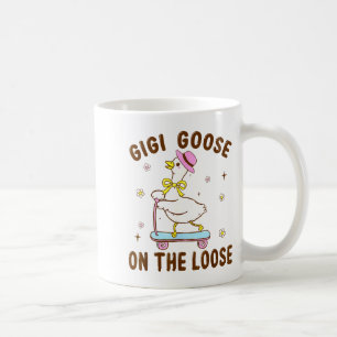 Caneca De Café Gigi Goose Solta Feliz Aniversário Correspondência