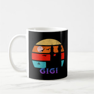 Caneca De Café Gigi Retro Sunset Ocean Avô
