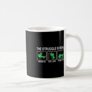 Caneca De Café Ginásio de Dinossauros Treino Divertido de Força O