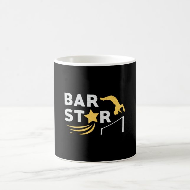 Caneca De Café ginasta do Acrobat Mat Bar Star Inven (Centro)