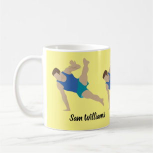 Caneca De Café Ginasta Masculina