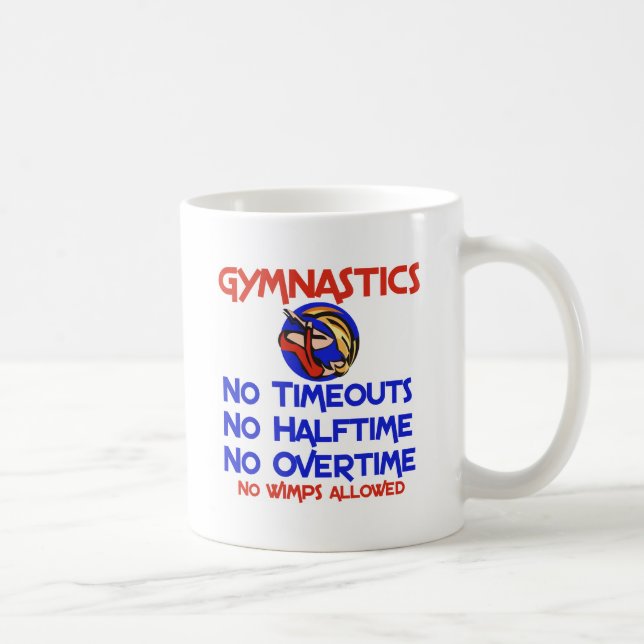 Caneca De Café Ginástica nenhuns Wimps (Direita)