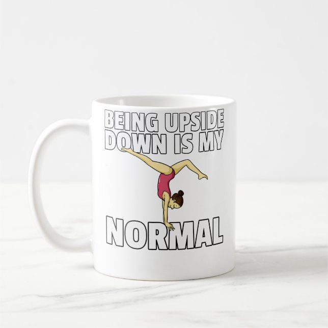 Caneca De Café Ginástica Tumbling Cheerleading Garotas (Esquerda)