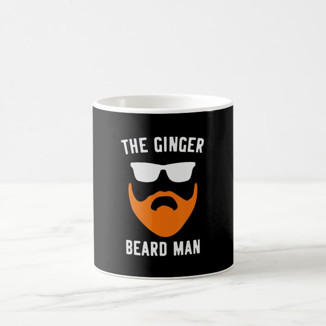 Caneca De Café Ginger Beard Man Funny Redhead Irish Bearded (Centro)
