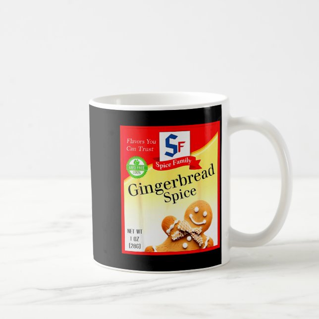 Caneca De Café Ginger Bread Spice Group Costume Family Matching H (Direita)