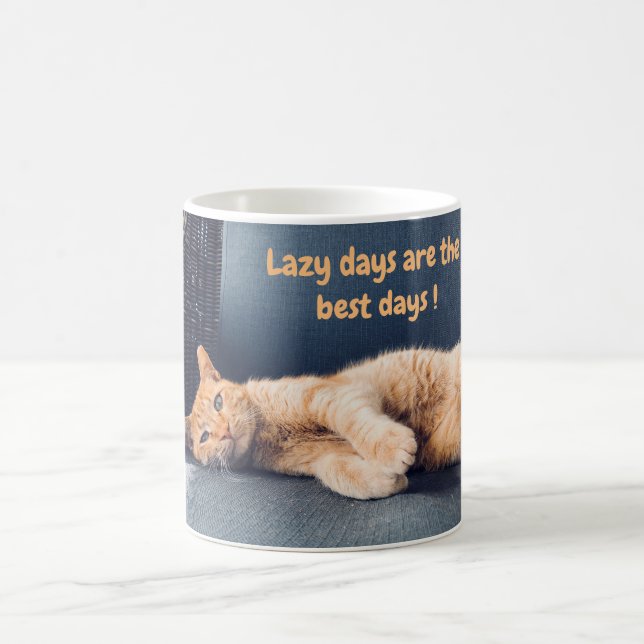 Caneca De Café Ginger cat (Centro)