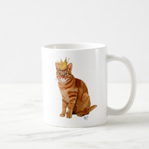 Caneca De Café Ginger Cat com Cheio Coroa