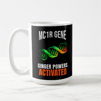 Caneca De Café Ginger Powers Activated DNA Mutant Funny Redhead