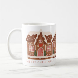 Caneca De Café Gingerbird House Modern Feliz Natal