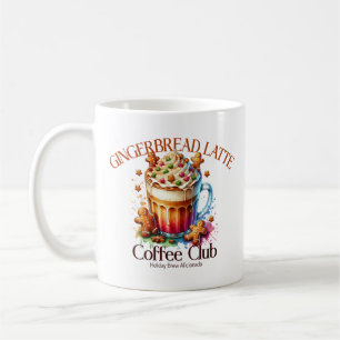 Caneca De Café Gingerbird Latte Coffee Club