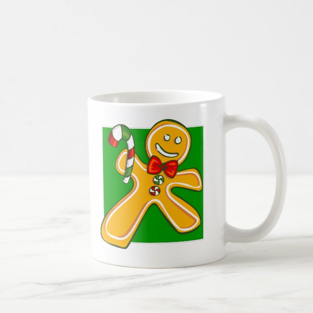 Caneca De Café Gingerbird Man Holiday Mug (Direita)