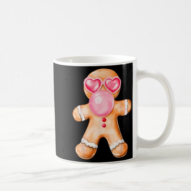 Caneca De Café Gingerbread Blowing Bubble Gum Nk Sungles Christma (Direita)