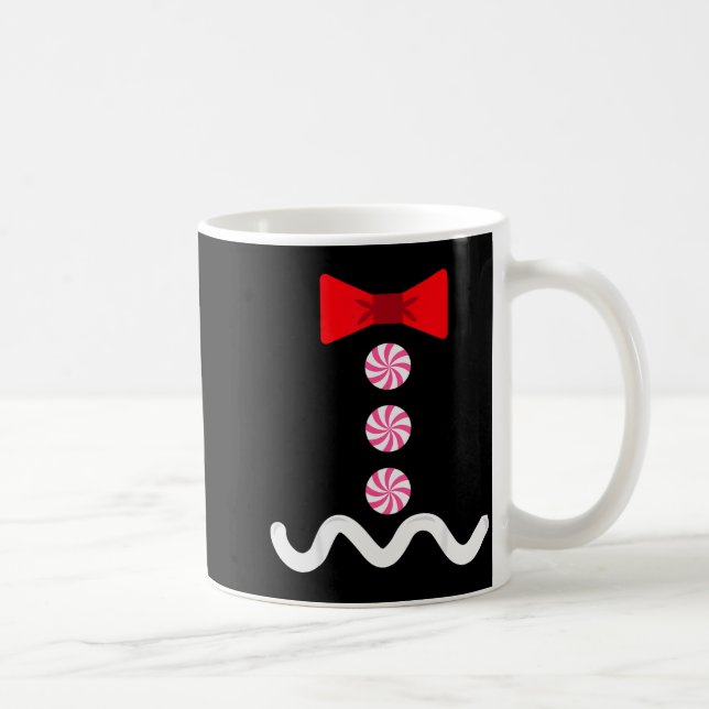 Caneca De Café Gingerbread Man Christmas Costume Cookie Baking  (Direita)